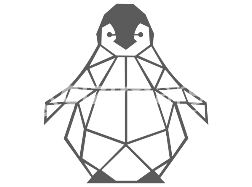 137-Geometrik-Sevimli-Penguen