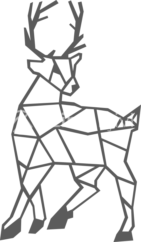 Geometrik Geyik 4