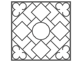Kare Dekoratif Panel (346)